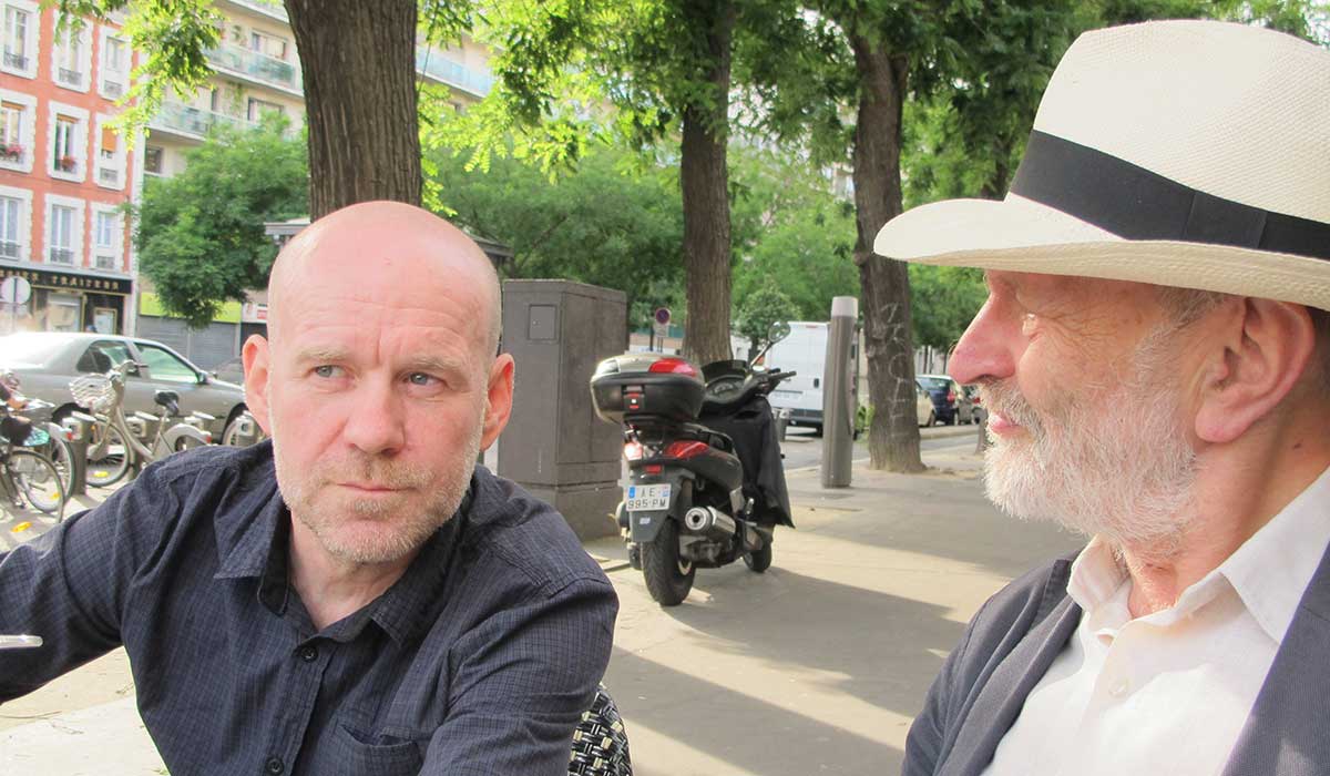 Artur Majka i Ludwik Lewin, Paryż 2016.